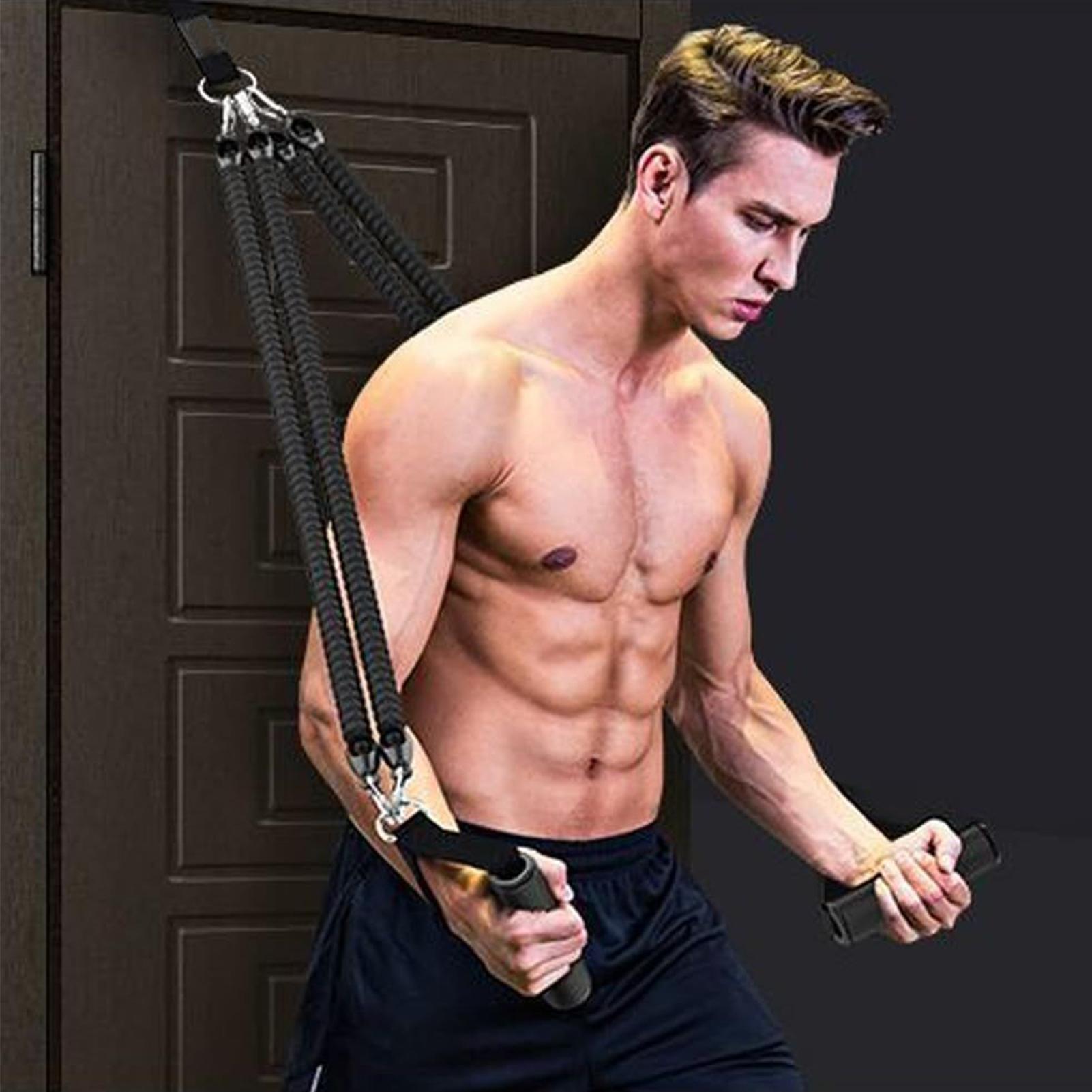 Home Gym Youtube - Многофункциональный регулируемый эспандер с педалью и