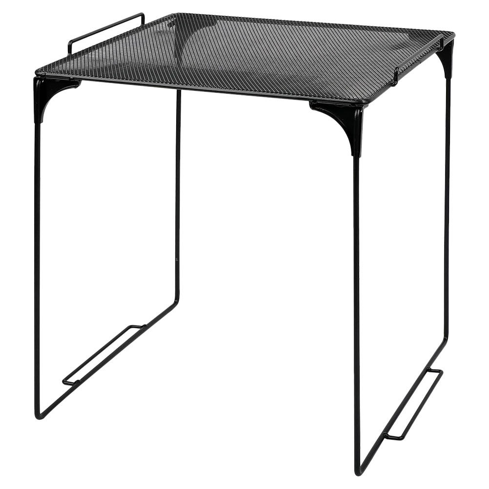 Home Gym Organization - Металлическая складная сетчатая полка-органайзер, высокая штабелируемая