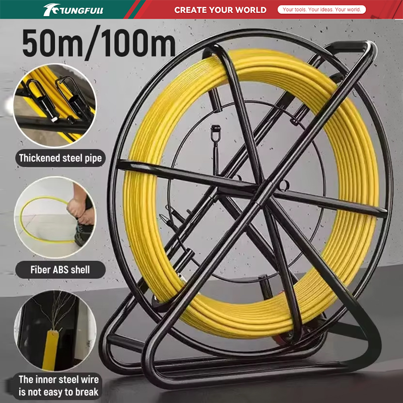 Cable Pulley System - TUNGFULL 50М 100М Стекловолоконный кабельный протяжной