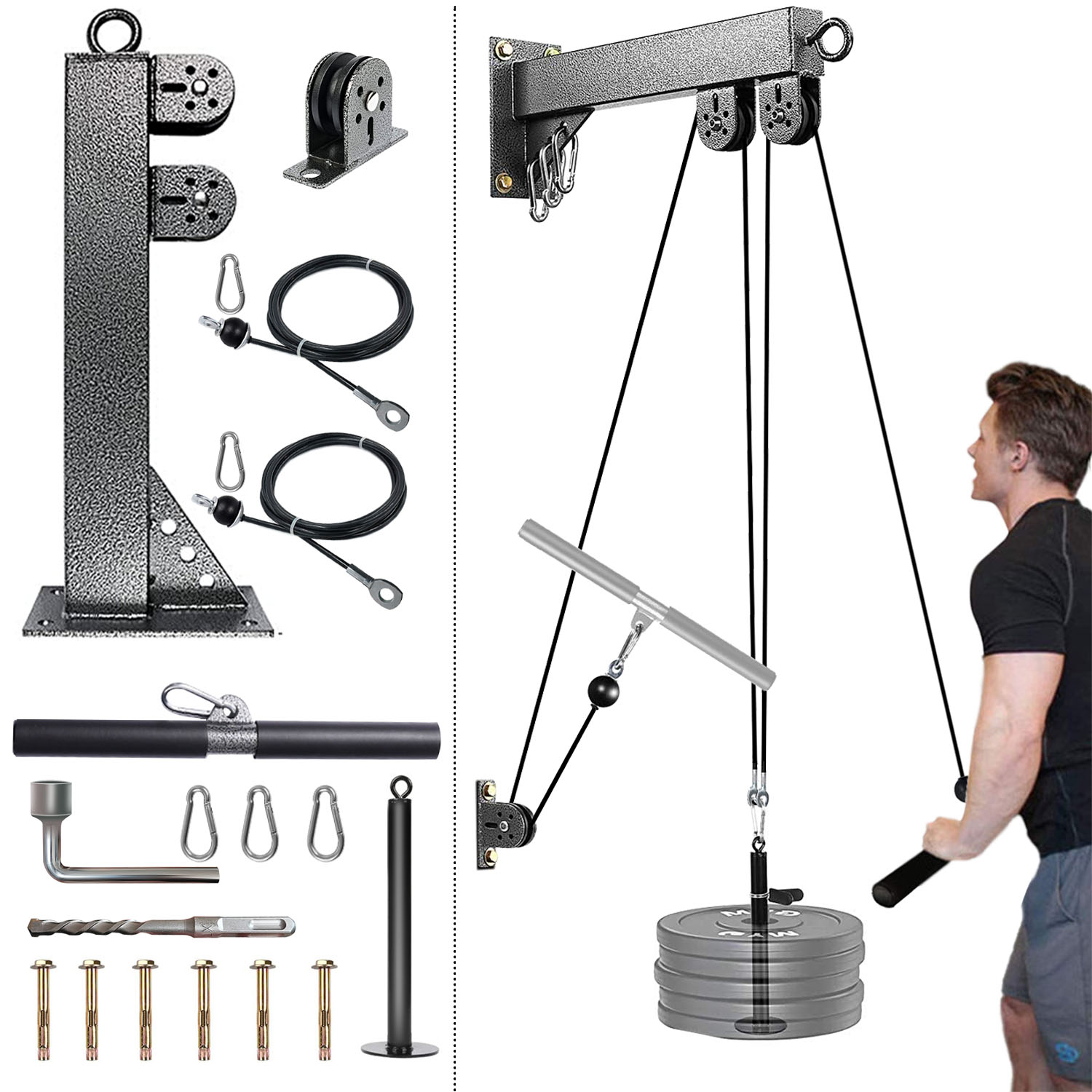 Настенная система шкивов для ф – обзор и цена Cable Pulley System