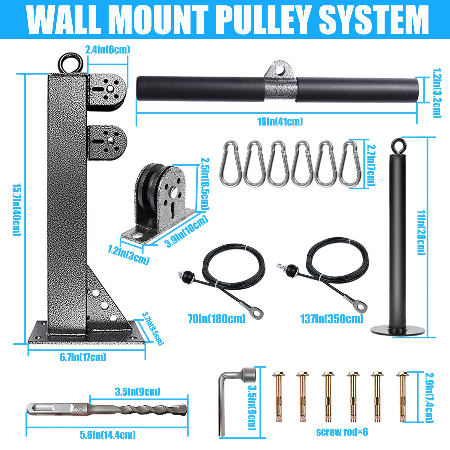 Настенная система шкивов для ф – обзор и цена Cable Pulley System