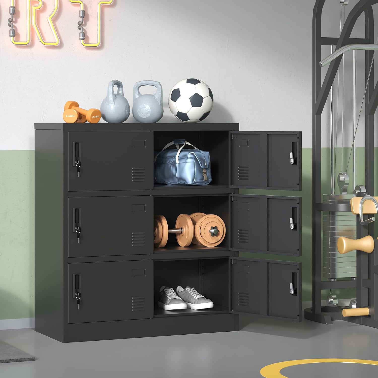 Металлические шкафчики для сот – обзор и цена Home Gym Organization